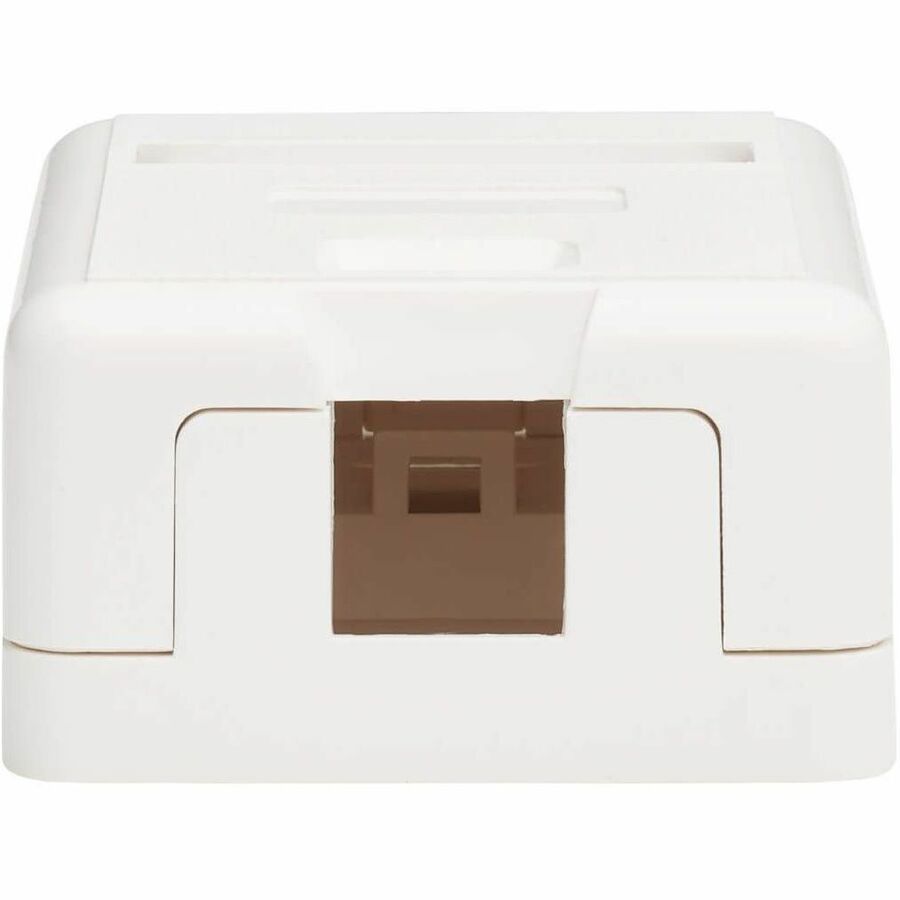 Tripp Lite by Eaton Surface-Mount Box for Keystone Jack - 1 Port, White