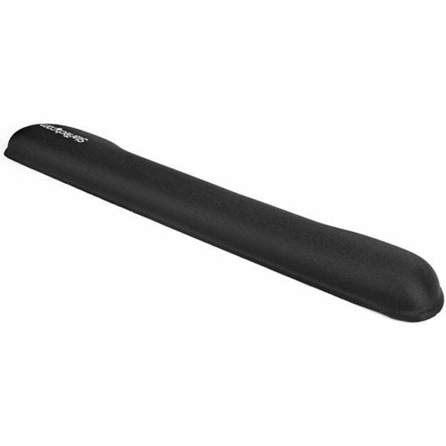 StarTech.com Foam Keyboard Wrist Rest - Ergonomic Wrist Support - Padded Keyboard Desk Cushion for Typing - Black Computer Hand & Arm Rest