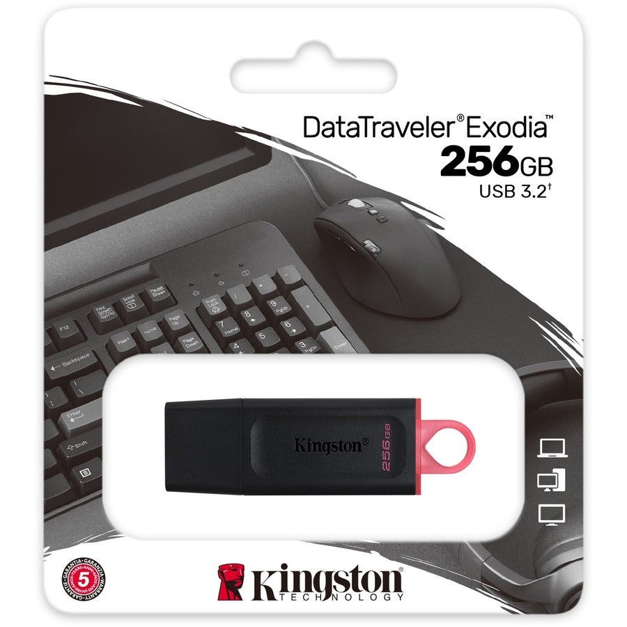 Kingston DataTraveler Exodia 256GB USB 3.2 (Gen 1) Flash Drive DTX/256GB