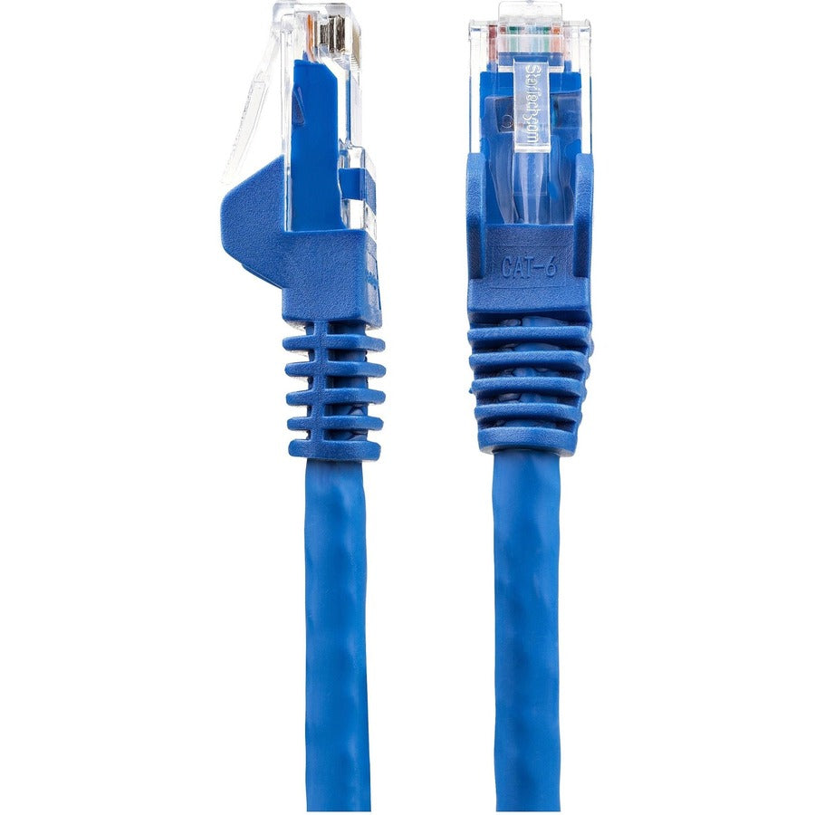 StarTech.com 3ft (90cm) CAT6 Ethernet Cable, LSZH (Low Smoke Zero Halogen) 10 GbE Snagless 100W PoE UTP RJ45 Blue Network Patch Cord, ETL