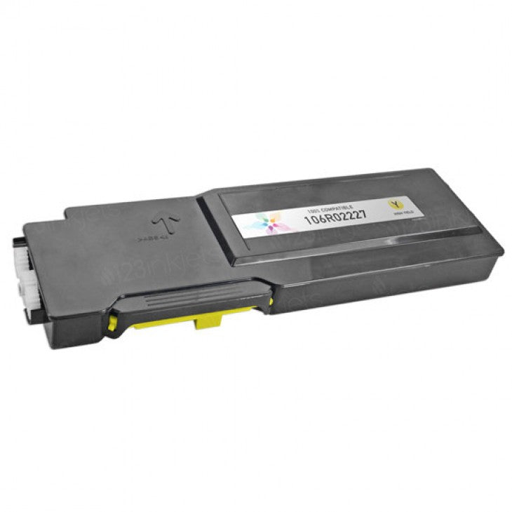 106R02227 IMPERIAL BRAND XEROX PHASER 6600,WORKCENTRE 6605 YELLOW HY TONER 6,000 PAGES  106R02227G