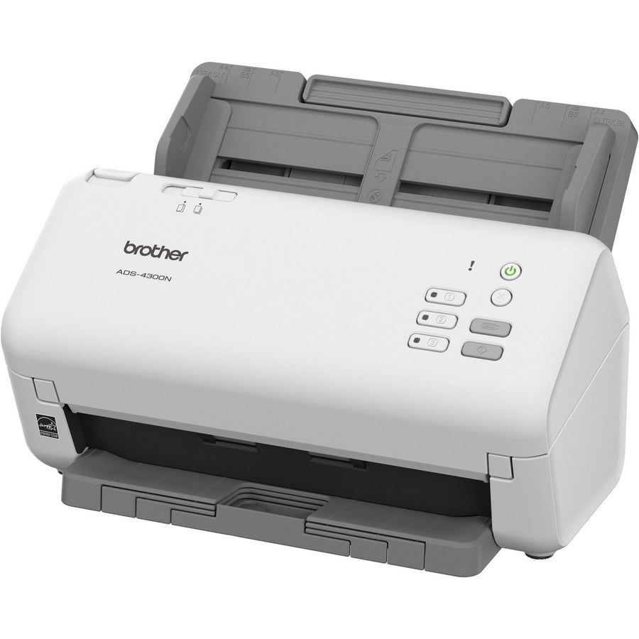 Brother ADS-4300N Sheetfed Scanner - 600 x 600 dpi Optical