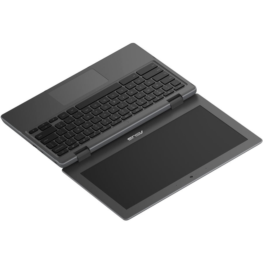 Asus Chromebook Flip CR1 CR1100FKA-C3R-CB 11.6" Touchscreen Convertible 2 in 1 Chromebook - HD - Intel Celeron N4500 - 8 GB - 64 GB Flash Memory - Dark Gray CR1100FKA-C3R-CB