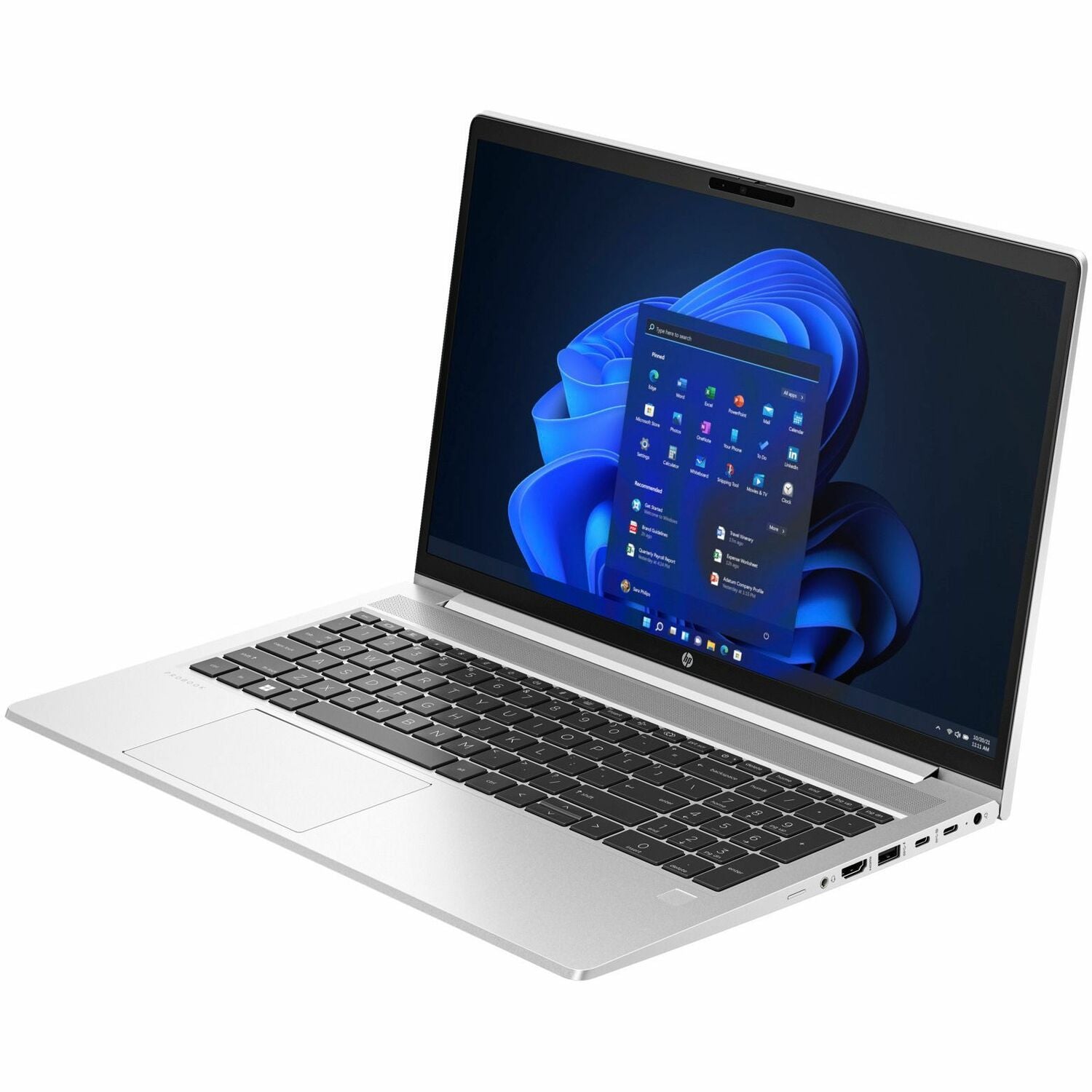 HP ProBook 450 G10 15.6" Notebook - Full HD - Intel Core i7 13th Gen i7-1355U - 16 GB - 512 GB SSD - English Keyboard - Pike Silver Plastic