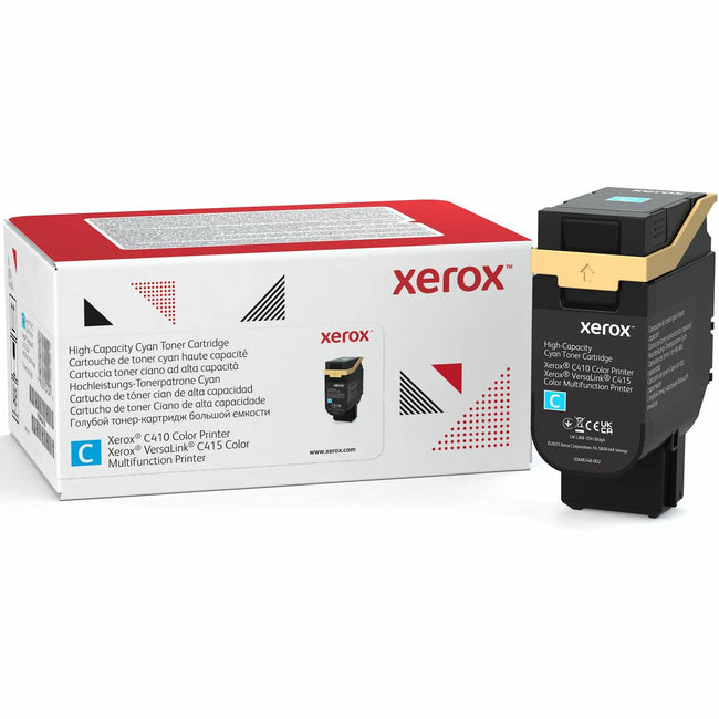 006R04686 Xerox Original High Yield Laser Toner Cartridge - Box - Return Program - Cyan - 1 Pack