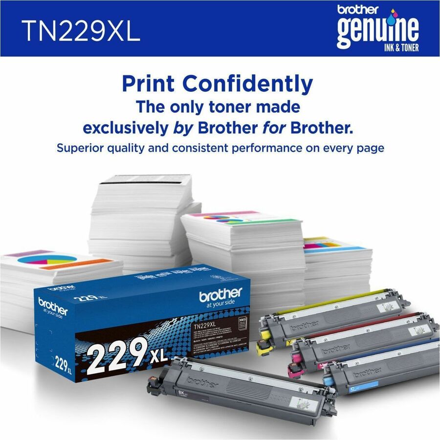 Brother Original High Yield Laser Toner Cartridge - Black - 1 Each