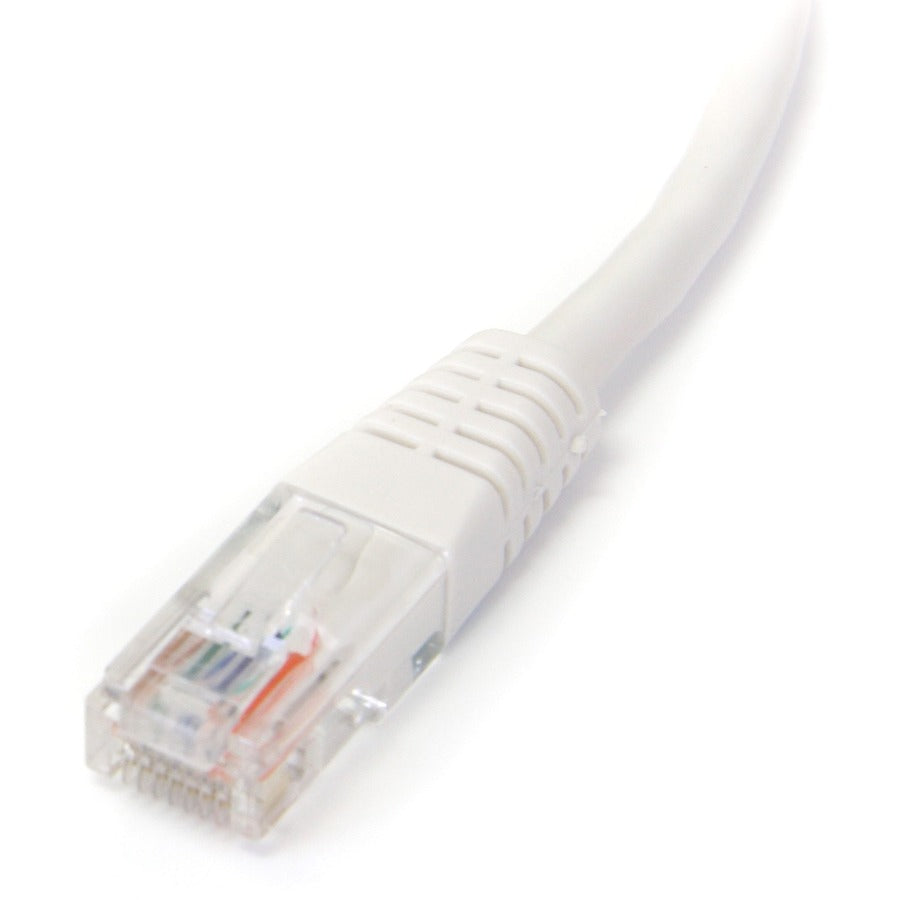 StarTech.com 10 ft White Molded Cat5e UTP Patch Cable M45PATCH10WH