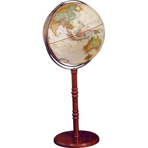 Commander Ii 16"/40.5 Cm Diameter Antique Ocean Floor Globe (English)