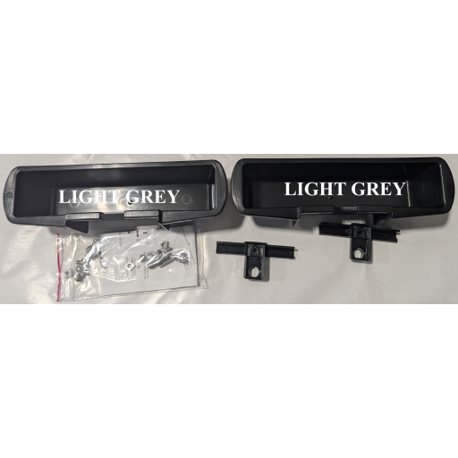 TITAN 2 CONTAINERS AND HOOKS LIGHT GREY KIT, SCREWS FOR SHELF WITH WHITE PANELS