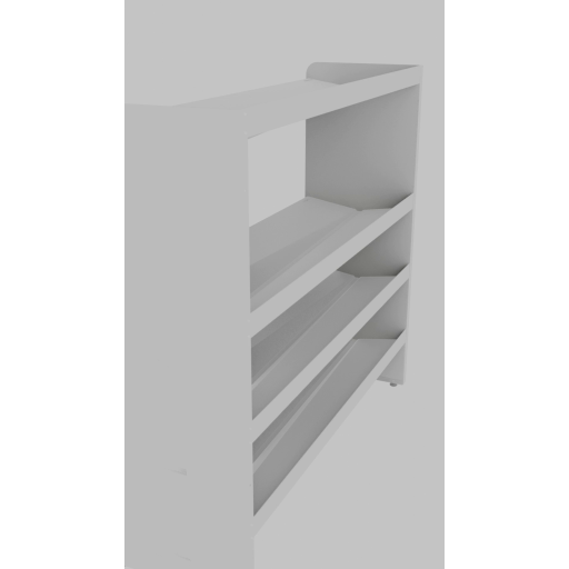 Titan 4 TIER Panels White