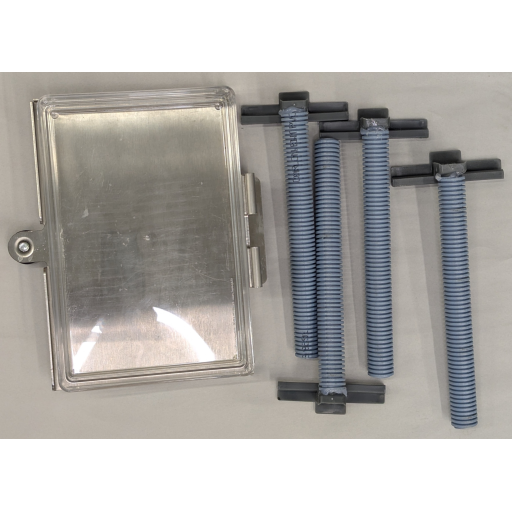 TITAN 5 TIER DRAINING PIPE KITS WITH BLACK HOOKS
