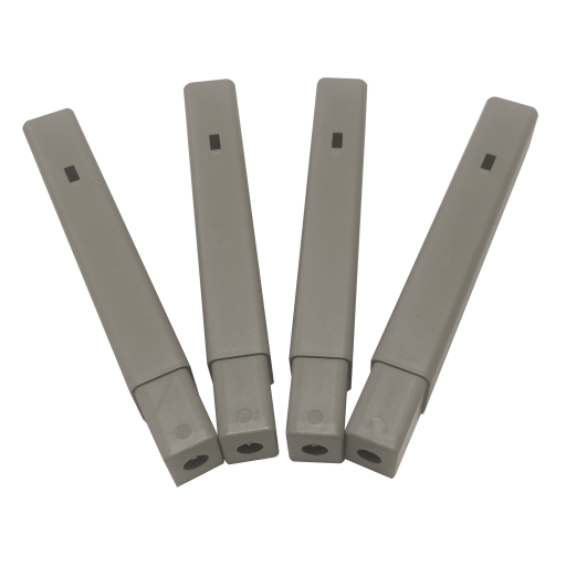 PLASTICO 4 EXTRA LEGS TO BUILD A 4 TIER BOOT RACK LIGHT GREY COLOR