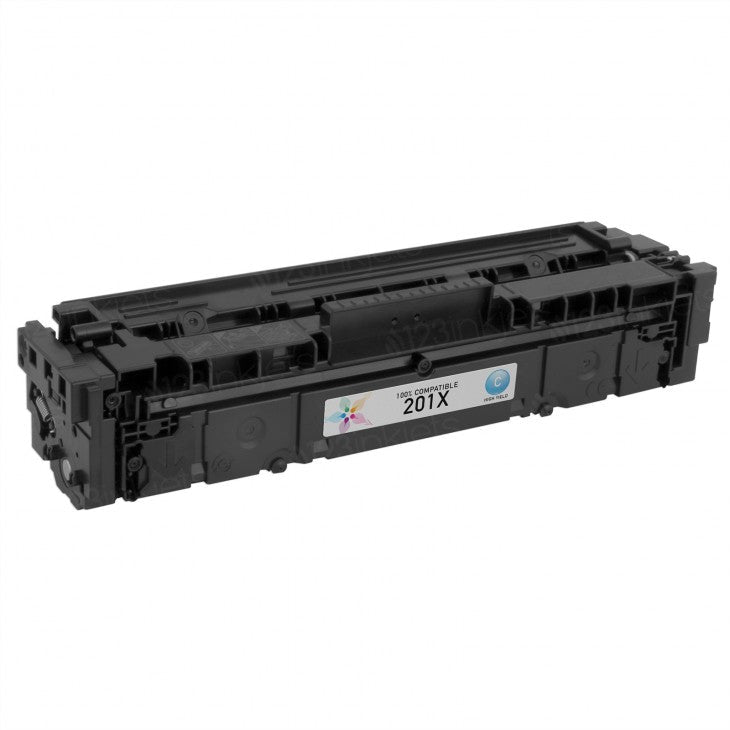 IMPERIAL BRAND Compatible toner cartridge for HP CYAN 201X LASER TONER 2300 PAGES  IMPCF401XR