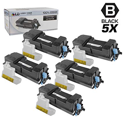 TK3132 (5 PACK) IMPERIAL BRAND Kyocera-Mita TK-3132 (1T02LV0US0) Black Laser Toner Cartridge 25,000 PAGES  TK3132PK5