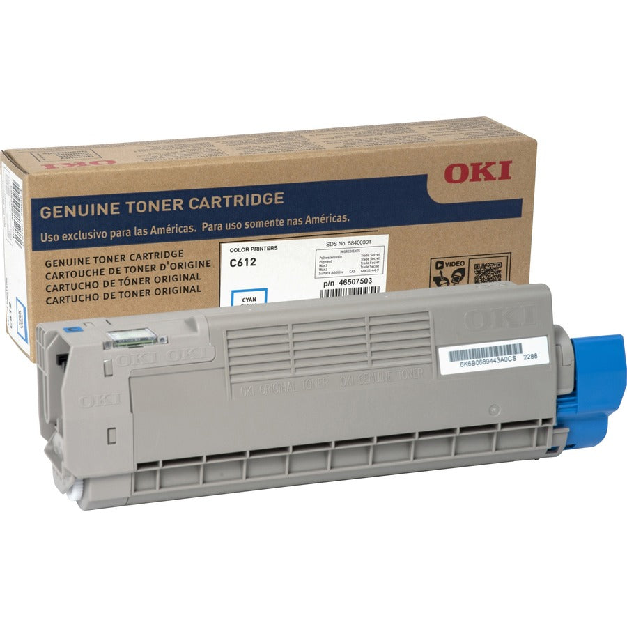 46507503 Oki Original Toner Cartridge - Cyan