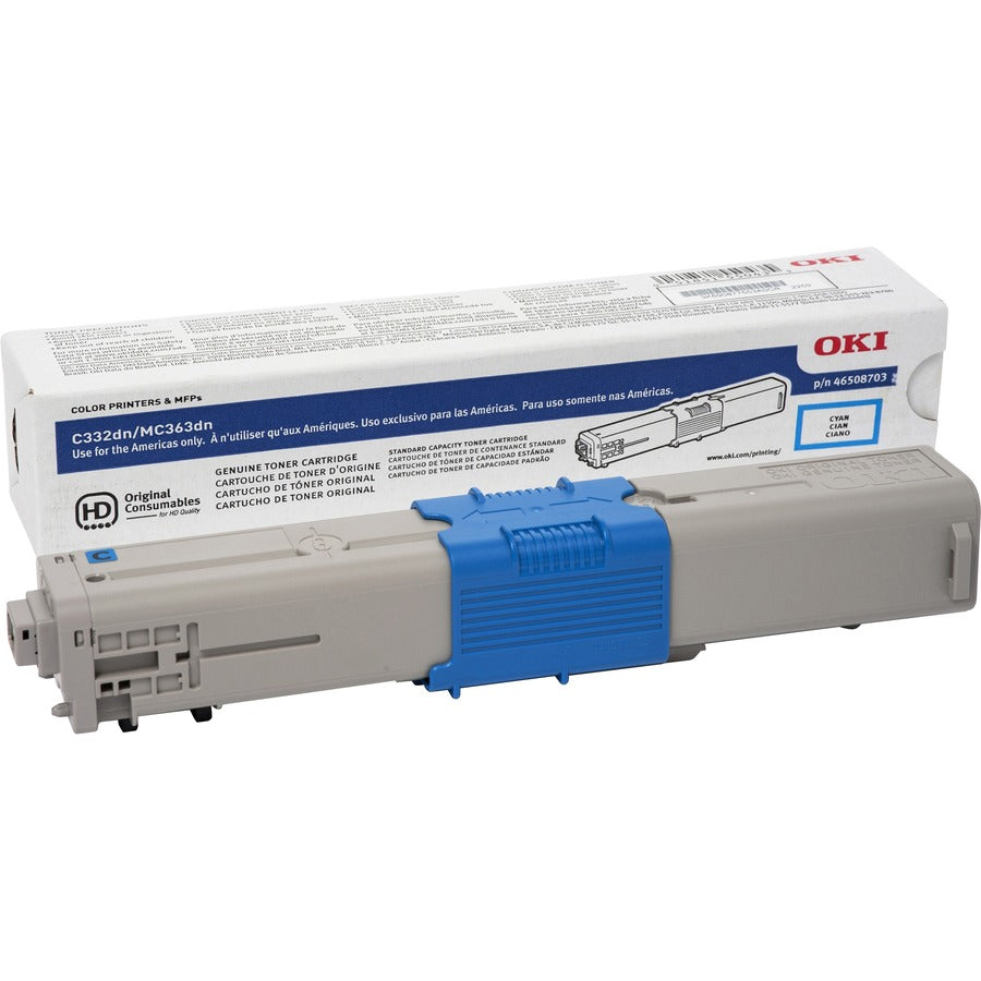 46508703 Oki Original Toner Cartridge - Cyan