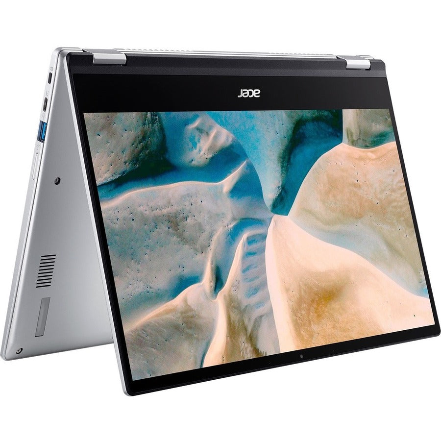 NX.A4AAA.003 Acer Chromebook Spin 514 CP514-1H CP514-1H-R8AL 14" Touchscreen 2 in 1 Chromebook - Full HD - 1920 x 1080 - AMD Athlon Silver 3050C Dual-core (2 Core) 2.30 GHz - 4 GB RAM - 64 GB Flash Memory - Pure Silver