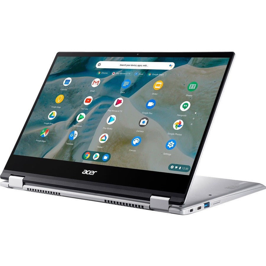 NX.A4AAA.003 Acer Chromebook Spin 514 CP514-1H CP514-1H-R8AL 14" Touchscreen 2 in 1 Chromebook - Full HD - 1920 x 1080 - AMD Athlon Silver 3050C Dual-core (2 Core) 2.30 GHz - 4 GB RAM - 64 GB Flash Memory - Pure Silver
