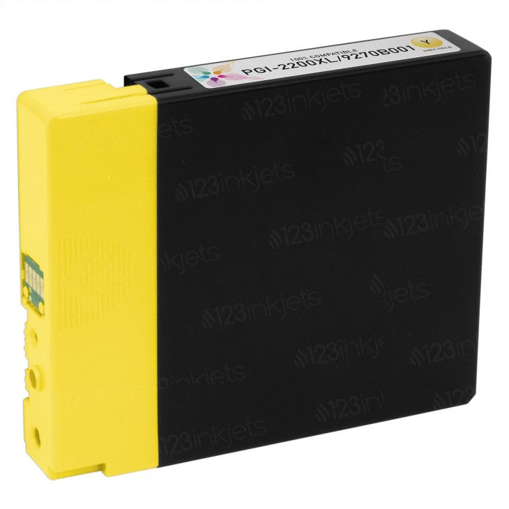 PGI-2200XL YELLOW IMPERIAL BRAND CANON 2200XL YELLOW INK 9270B001  PGI2200XLYG