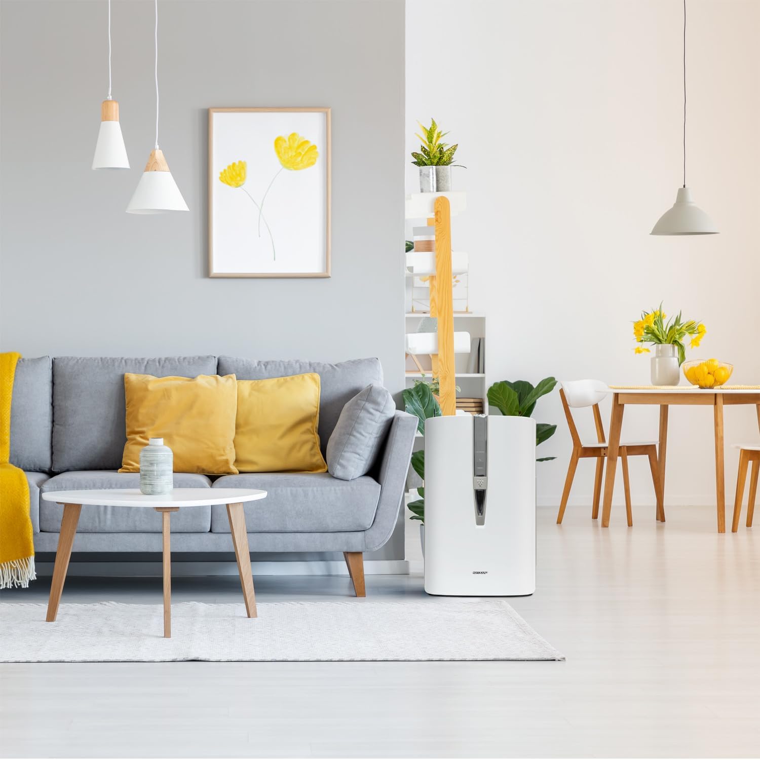 SHARP KC860U HEPA Air Purifier for Large Room with Plasmacluster? Ion and Built-in Humidifier for 300 sq. ft Room