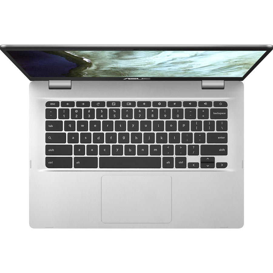 C423NA-RH01T-CB Asus Chromebook C423 C423NA-RH01T-CB 14" Touchscreen Chromebook - HD - 1366 x 768 - Intel Celeron N3350 Dual-core (2 Core) 1.10 GHz - 4 GB RAM - 32 GB Flash Memory - Silver