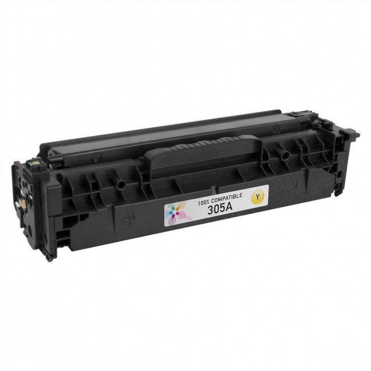 IMPERIAL BRAND Compatible toner cartridge for HP YELLOW 305A LASER TONER 2600 PAGES  IMPCE412AR