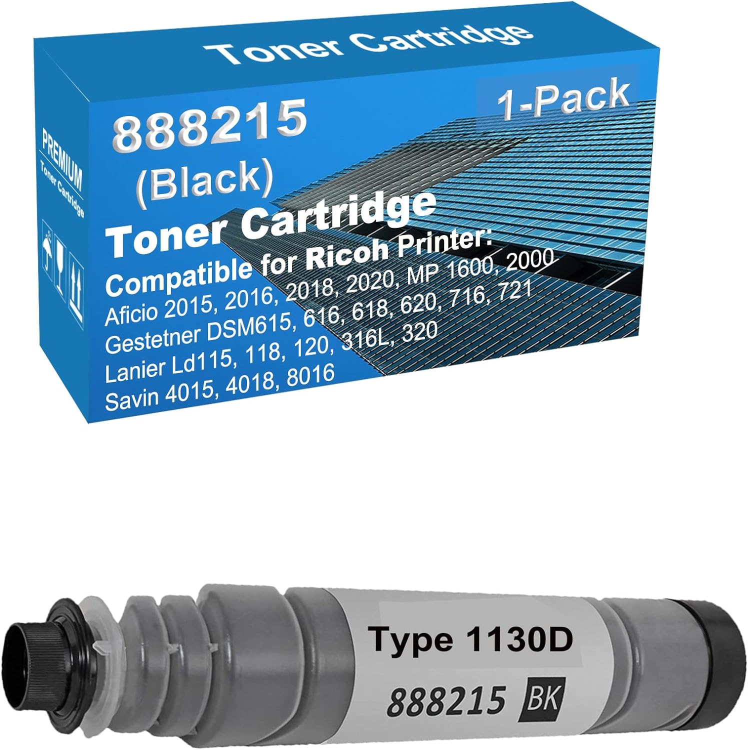 IMPERIAL BRAND RICOH 888215 TYPE 1130d TONER 1x260g  888215G