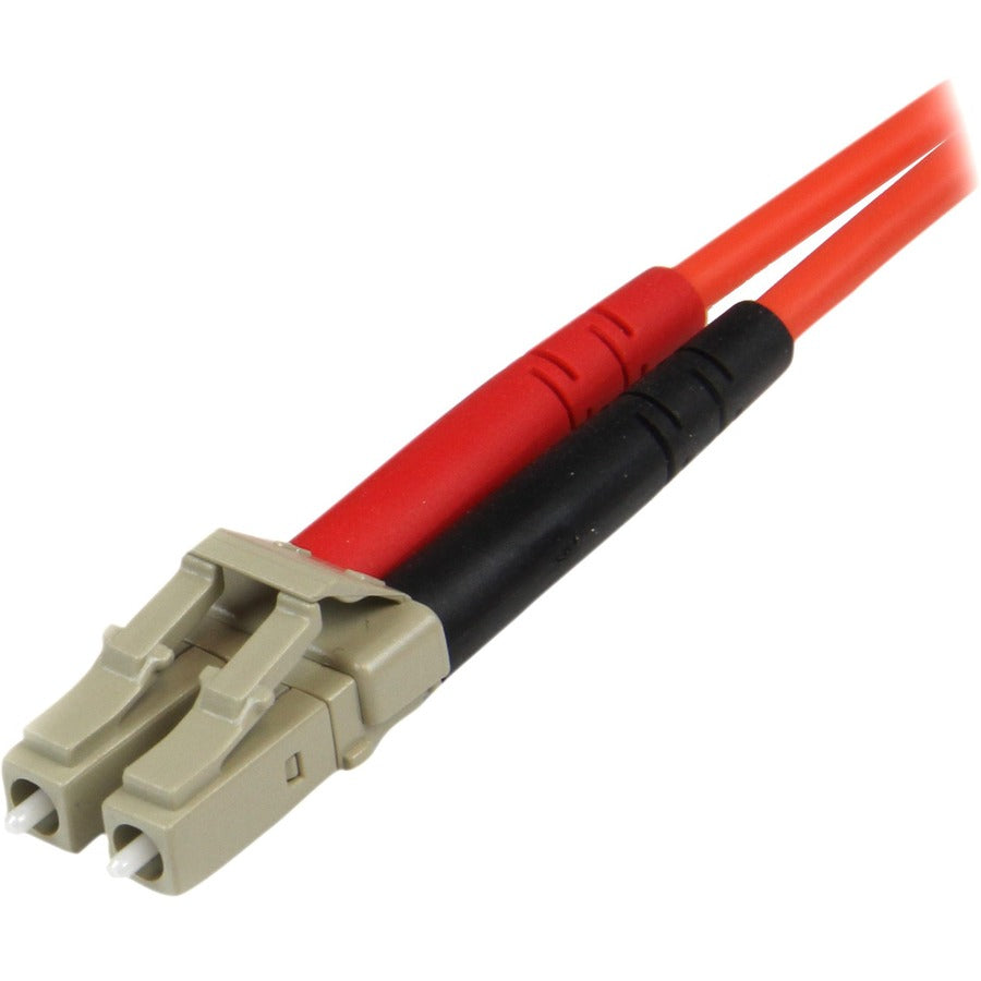 50FIBLCST2 StarTech.com 2m Fiber Optic Cable - Multimode Duplex 50/125 - LSZH - LC/ST - OM2 - LC to ST Fiber Patch Cable
