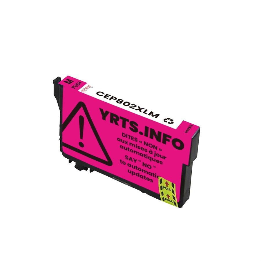 CEP802XLM Premium Ink Ink Cartridge - Alternative for Epson T802XL320 - Magenta