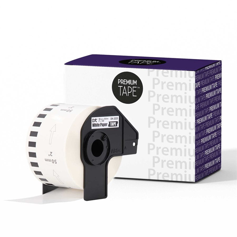 DK2223-A Premium Tape Continuous Paper Labels - Alternative for Brother DK-2223