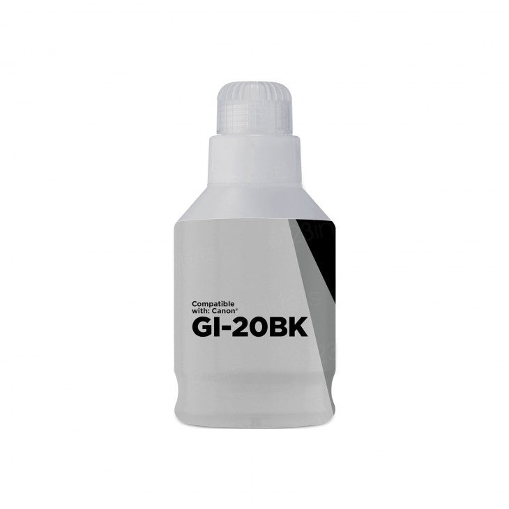 GI-20BK IMPERIAL BRAND Canon Black Pigment Ink Bottle compatible with  3383C001 (GI-20Bk)  GI-20BKG