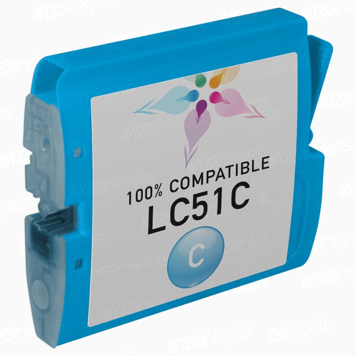 IMPERIAL BRAND BROTHER LC-51 CYAN INKJET CRTG  LC51CG