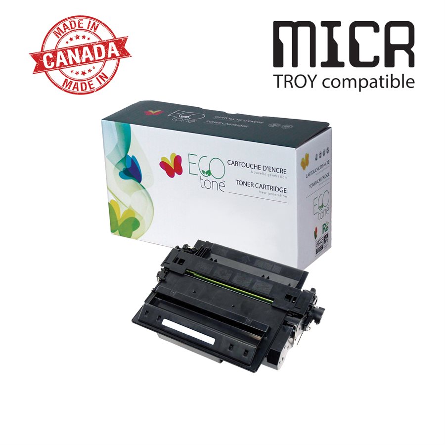 IMPERIAL BRAND Compatible toner cartridge for HP 55X MICR P3015 HY 12.5K PAGES  IMPCE255XRM