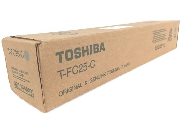 TFC25C Toshiba T-FC25-C Original Laser Toner Cartridge - Cyan - 1 Pack