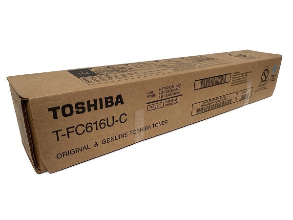 Toshiba Original Laser Toner Cartridge - Cyan - 1 Each TFC616UC