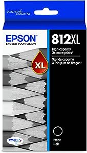 T812XL120 Epson EPSON T812 High Capacity Black Ink Cartridge T812XL120