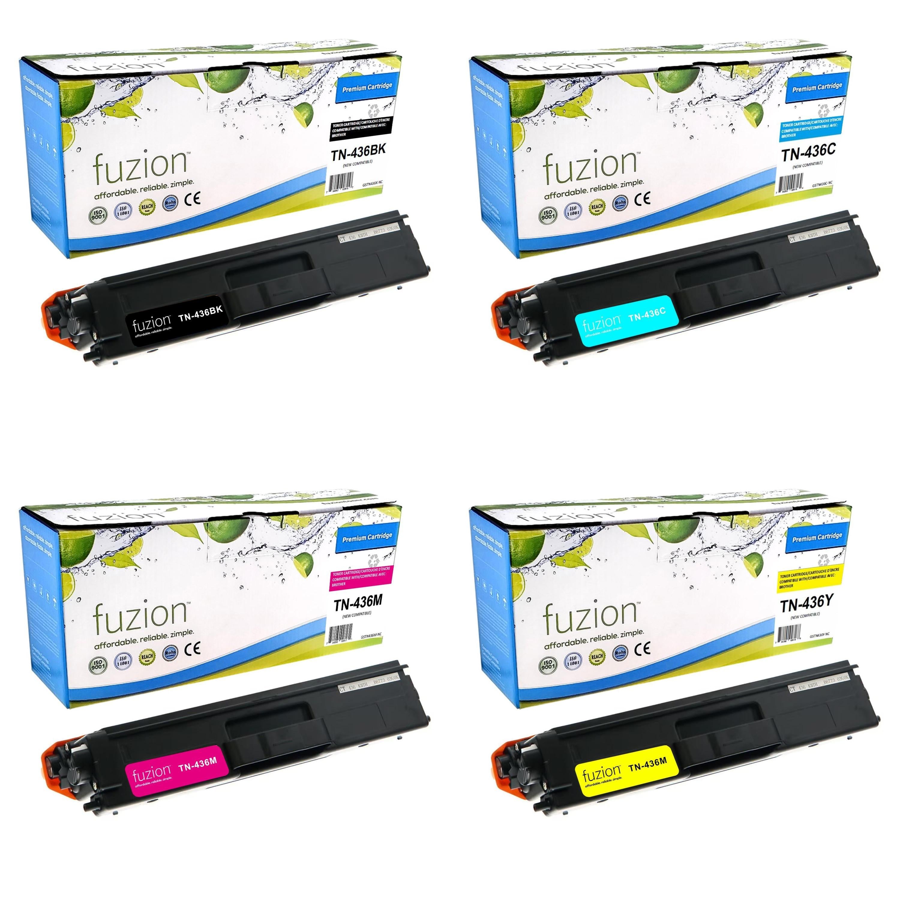 Fuzion TN436 Multi-Pack (BK,C,M,Y)