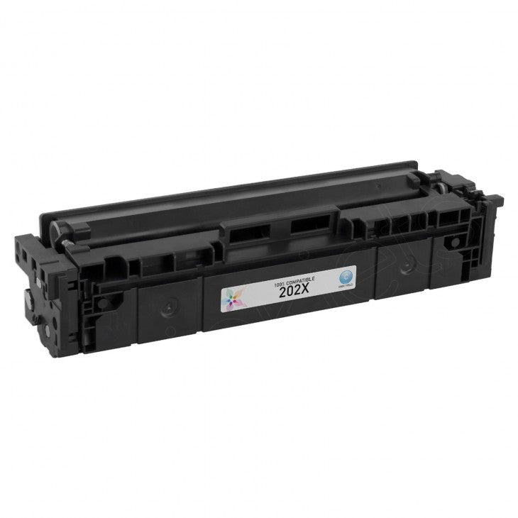 IMPERIAL BRAND Compatible toner cartridge for HP CF501X CYAN 202X LASER TONER 2,500 PAGES