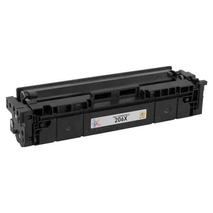 IMPERIAL BRAND Compatible Laser Toner for W2112X HP 206X High Yield Yellow - 2450 Page Yield with new chip