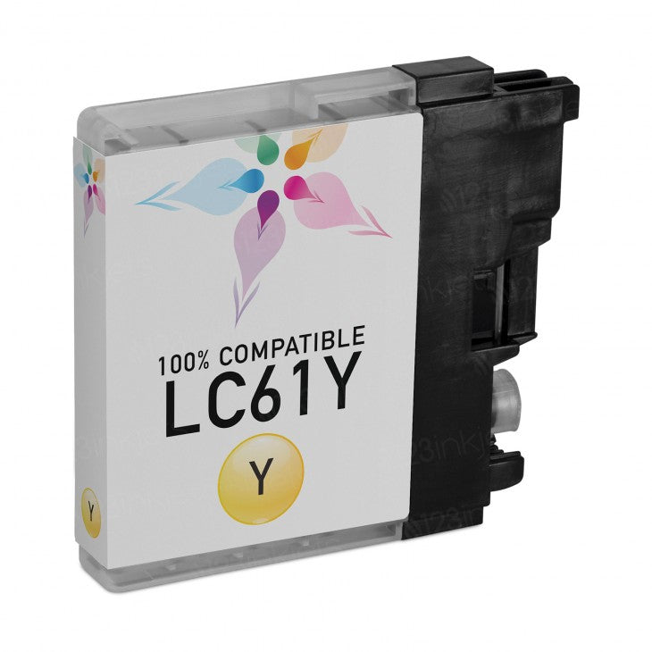 IMPERIAL BRAND BROTHER LC61 YELLOW INKJET CRTG