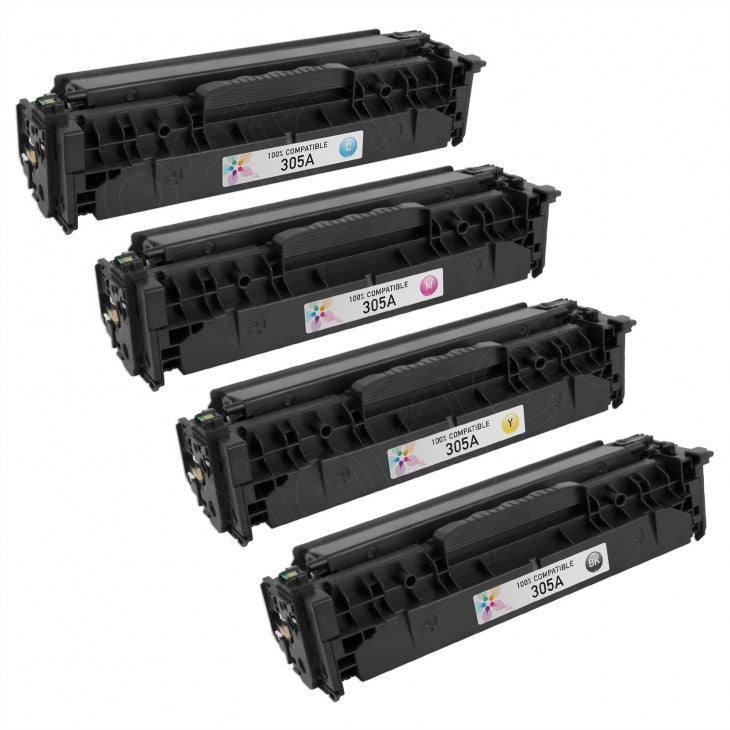 IMPERIAL BRAND Compatible toner cartridge for HP 305A MULTI-PACK BK,C,M,Y HY LASER TONER 4000 PAGES