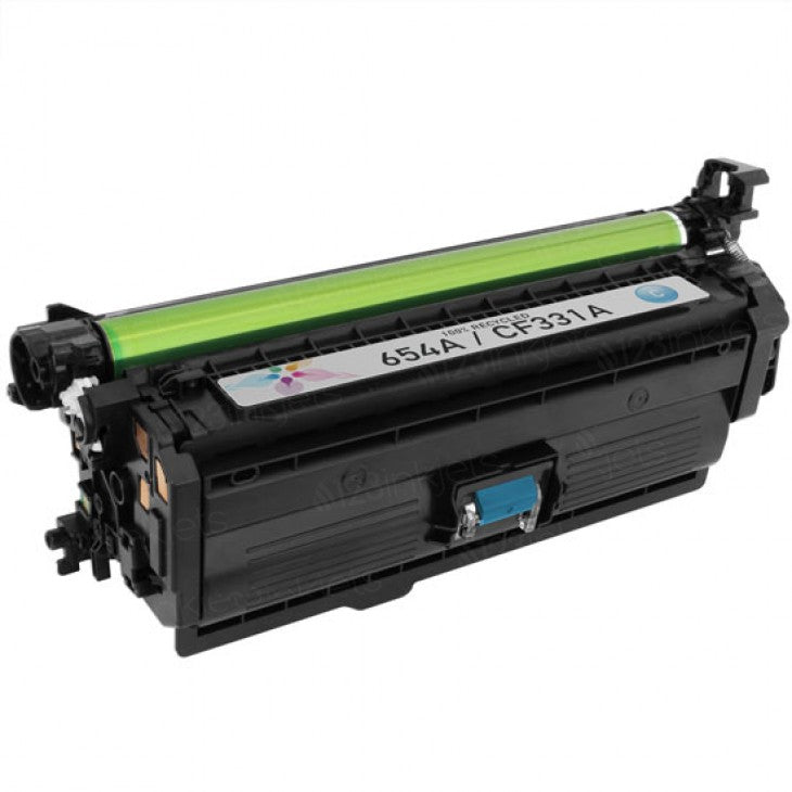 IMPERIAL BRAND Compatible toner cartridge for HP CF331A (HP 654A) Cyan Remanufactured Toner Cartridge 15,000 PAGES