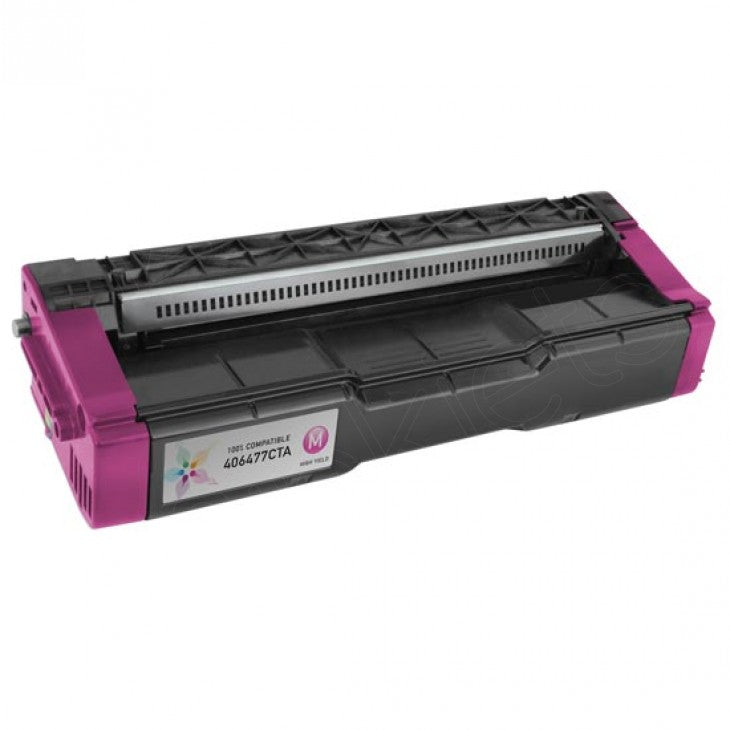 406477 IMPERIAL BRAND Compatible Ricoh 406477 High Yield Magenta Laser Toner Cartridge 6,500 PAGES