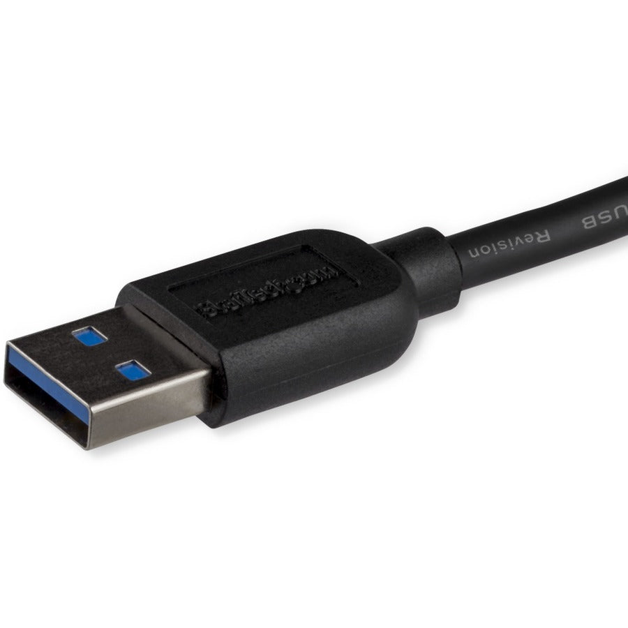 USB3AUB1MS StarTech.com 1m (3ft) Slim SuperSpeed USB 3.0 A to Micro B Cable - M/M