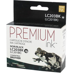 NCBRLC203BK Premium Ink Ink Cartridge - Alternative for Brother - Black