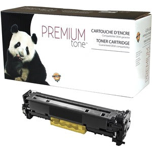CU542A Premium Tone Toner Cartridge - Alternative for Canon, HP - Yellow