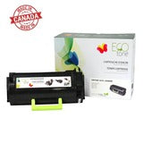RLEXMX-45 EcoTone Toner Cartridge - Remanufactured for Lexmark 62D1X00, 621X, MX711, MX810, - Black