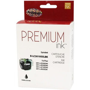 NCBRLC3019BK Premium Ink Ink Cartridge - Alternative for Brother LC3019BKS - Pigment Black