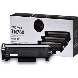 NCBRTN760-T3 Premium Tone Toner Cartridge - Alternative for Brother - Black