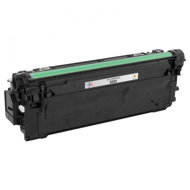 IMPERIAL BRAND Compatible toner cartridge for HP YELLOW 508X LASER TONER 9,500 PAGES